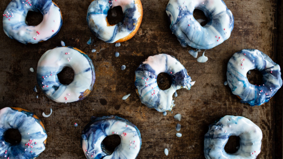 Vegan Galaxy Doughnuts