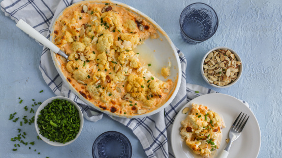 Spicy Keto Cauliflower Mac & Cheese