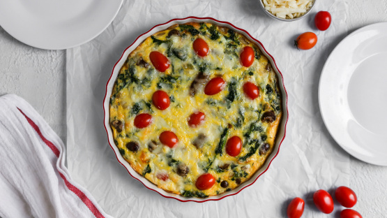 Cheesy Keto Breakfast Bake
