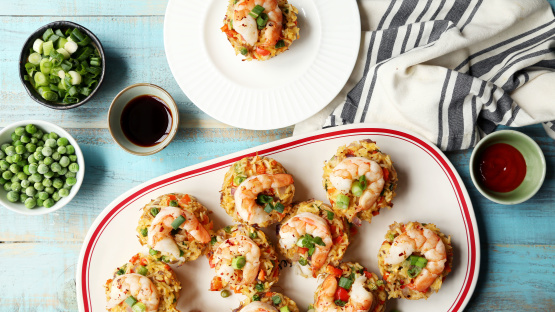 Shrimp Fried Rice Cups