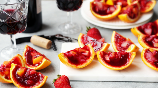 Fruity Sangria Jello Shots