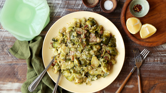 Instant Pot Bacon & Lemon Brussels Sprouts