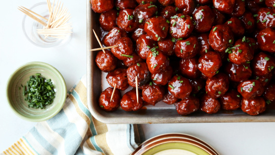 Instant Pot Sweet & Spicy Cocktail Meatballs