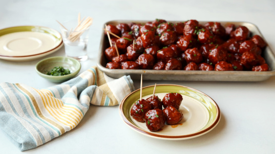 Instant Pot Sweet & Spicy Cocktail Meatballs