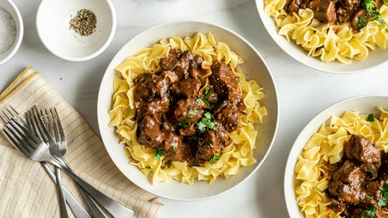 Slow-Cooker Beef Tips Recipe - Food.com