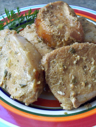 mustard pork chops recipe