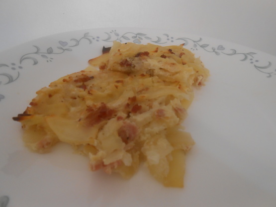 Bacon and Potato Pie