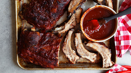 Scott Hibb's Whiskey Grilled Baby Back Ribs