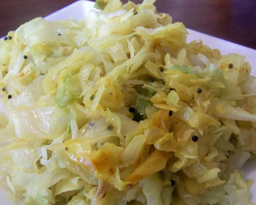 Cabbage Toran Recipe - Genius Kitchen