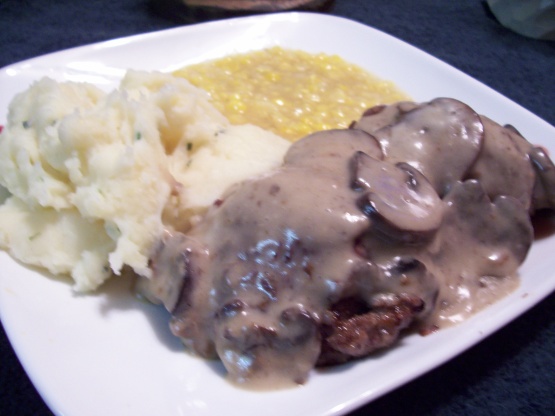 Minute Steak And Mushroom Sauce Recipe Genius Kitchen 