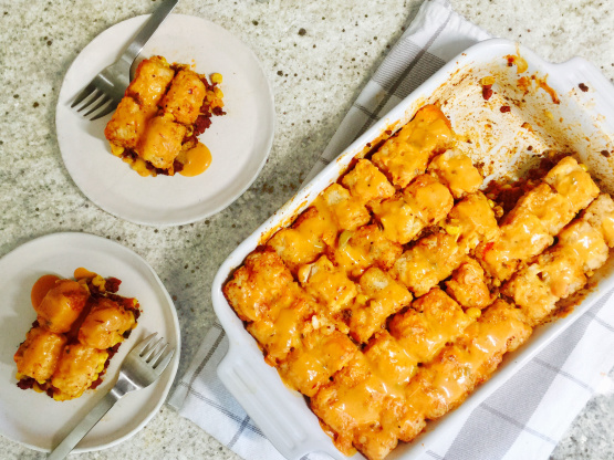 Taco Tater Tots Casserole