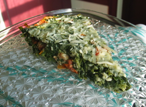 Crustless Spinach Ricotta Quiche