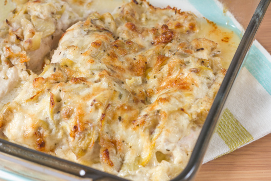 Artichoke And Chicken Bake Recipe - Genius Kitchen