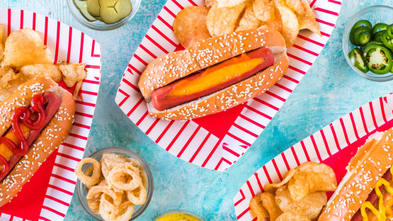 Easy Cheesy Hot Dogs