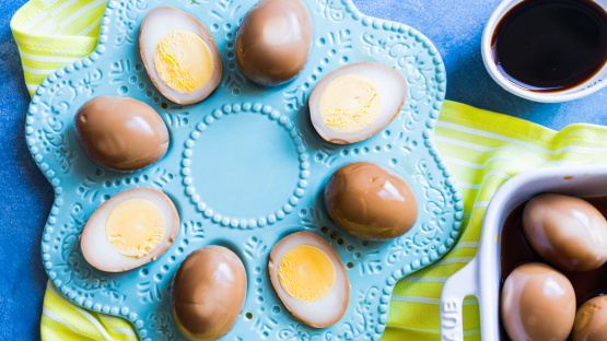 Smoky Hard-Boiled Eggs