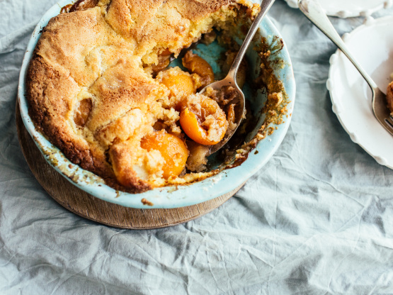 Wonderful Apricot Cobbler
