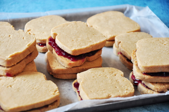 PB&J Shaped Cookies