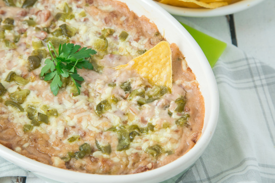 Hot Cheddar Bean Dip