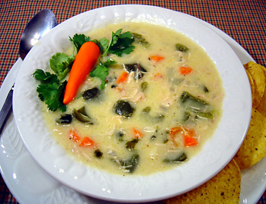 Chicken Poblano Chowder Recipe - Mexican.Genius Kitchen