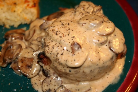 Pan Roast Beef Tenderloin With A Mushroom Cream Sauce Recipe  Genius Kitchen