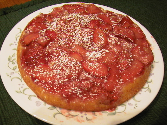 Strawberry Upside Down Cake