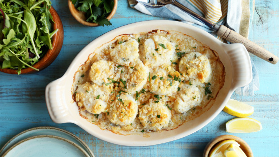 Legal Sea Foods-Style Baked Scallops