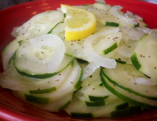 Lemon Cucumbers Recipe - Genius Kitchen