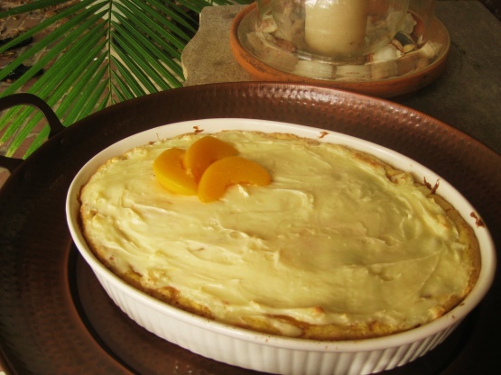 Peaches & Cream Cake