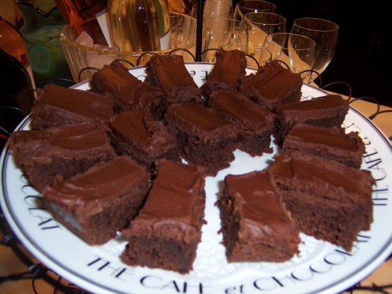 Frosted Fudge Brownies