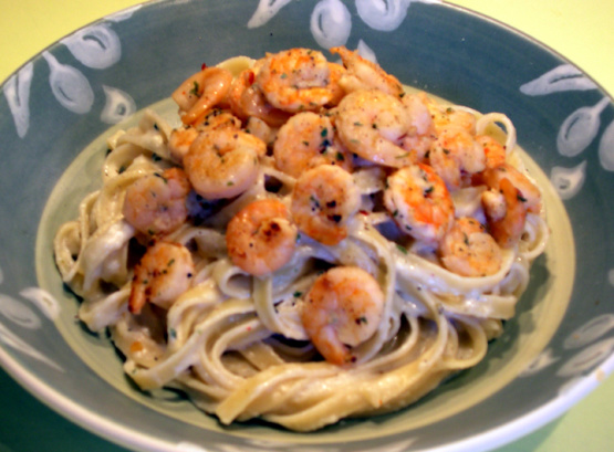 Shrimp Scampi With Pasta Alfredo Recipe - Genius Kitchen