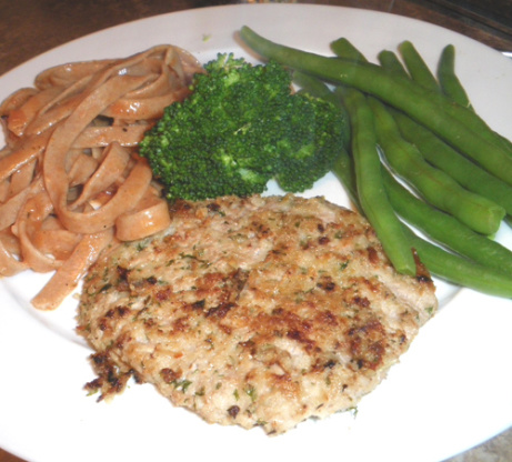 Veal Schnitzel With Herb And Cheese Crust Recipe - Genius Kitchen