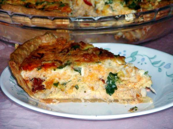 Chorizo, Crabmeat Quiche Recipe - Genius Kitchen