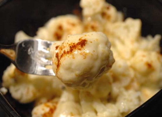 Cauliflower With Quick Cheese Sauce Recipe - Genius Kitchen