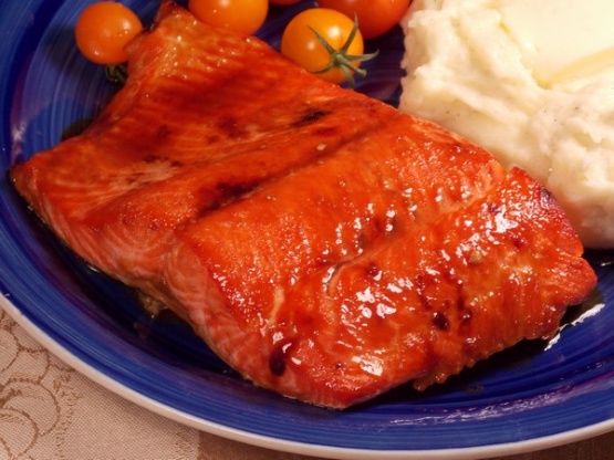 Glazed Grilled Salmon Recipe - Genius Kitchen