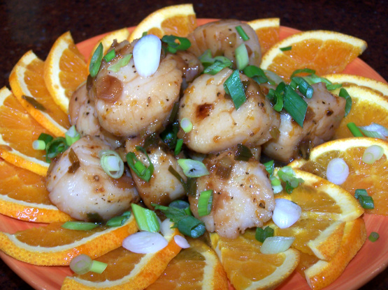 Scallops à l'Orange
