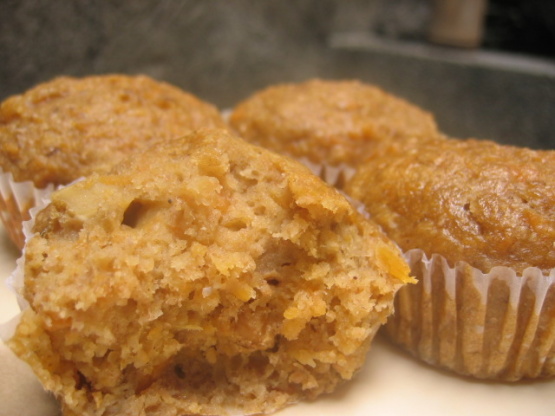 Sweet Potato Banana Muffins