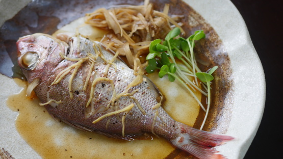 Tai Nitsuke (Red Snapper Simmered in Sauce)