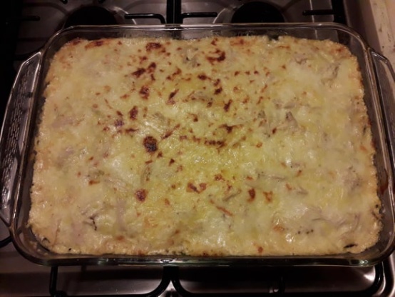 Keto Cheesy Chicken Zucchini Casserole