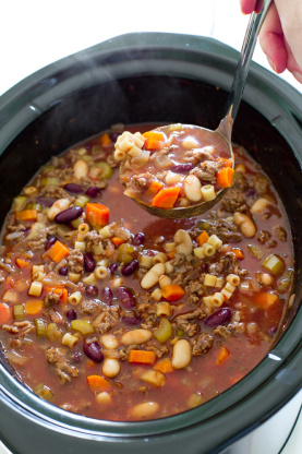 Slow Cooker Pasta E Fagioli Recipe - Food.com
