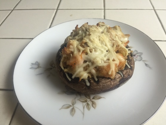 Seafood Stuffed Portabella Mushrooms Recipe - Food.com