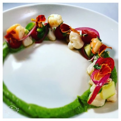 Scallops & Shrimps Ceviche With Avocado Sauce Recipe - Food.com