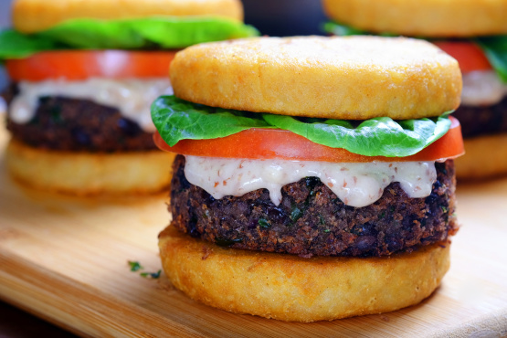 Smoky Black Bean Burgers on Potato Buns Recipe - Food.com