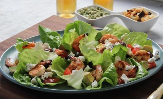 Tia Mowry's Grilled Shrimp Salad