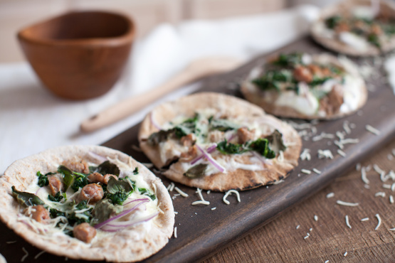 Double Cheese Pita Pizzas Recipe - Food.com
