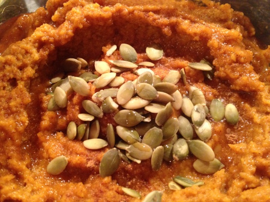 Pumpkin Hummus No Refined Sugars) Recipe - Genius Kitchen