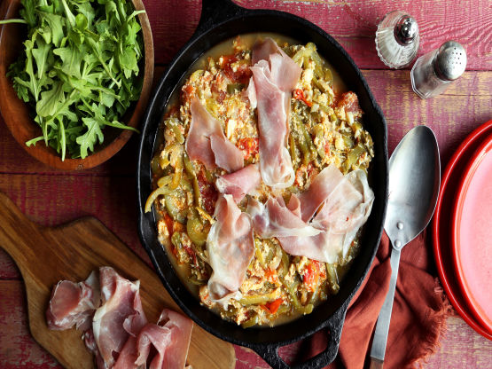 Piperade Basquaise aux Oeufs