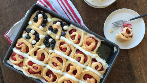 Red, White & Blue Buns