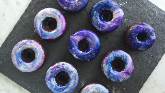 Galactic Chocolate Donuts