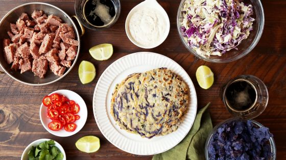 Corned Beef & Cabbage Tacos