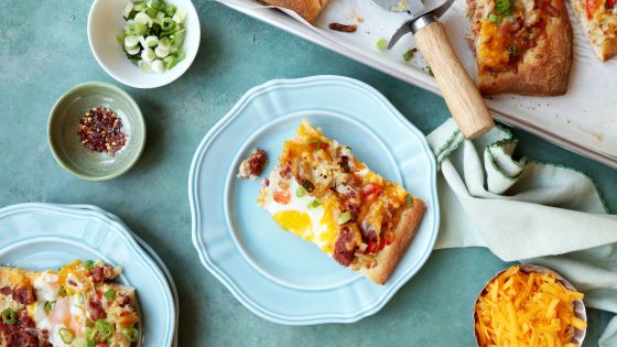Corned Beef Hash Pizza